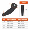 Chill-Its By Ergodyne M Gray Cooling Arm Sleeves Performance Knit Pair 6690
